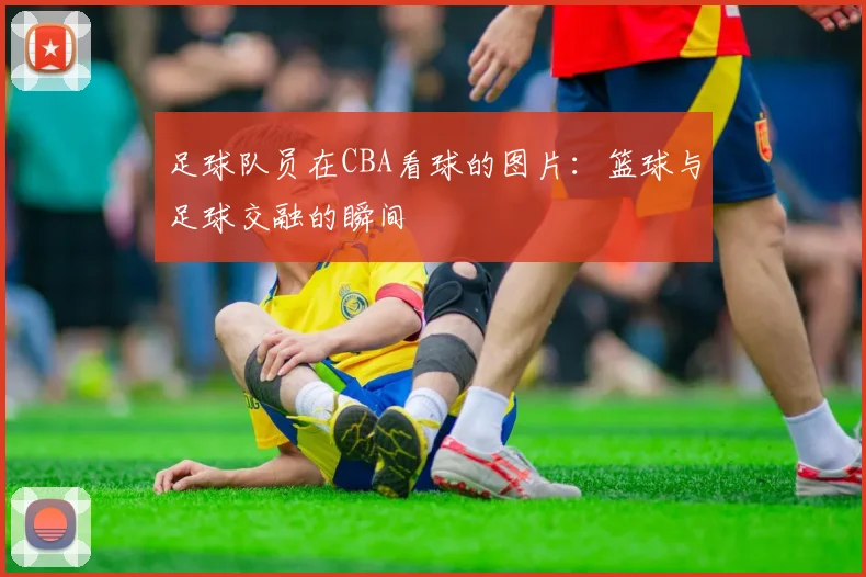 足球队员在CBA看球的图片：篮球与足球交融的瞬间